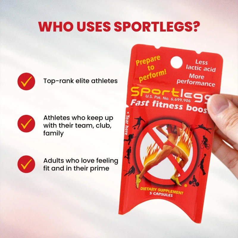 Sportlegs Fast Fitness Boost - Suplemento De cido Lctico P