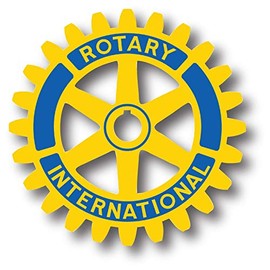 Rotary Club Logo Car Truck Indoor Outdoor Sticker Vinyl Decal for Car Bumper Laptop Window Locker, 3.75”