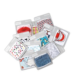 Komonee Adults Face Mask Washable Reusable Trendy Dustproof Cloth Mouth Cover Covering For Boys Girls Outdoors Indoors Childrens School Protection (Set of 12)