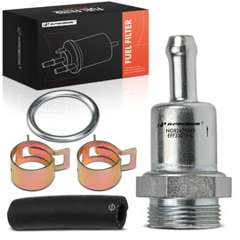 A-Premium Fuel Filter Compatible with Ford F-100, F-150, F-250, F-350, Mustang, E-100 E-250 E-350 Econoline, Country, Custom 500 & Lincoln Continental & Mercury Comet