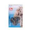 Prym GREY 261455 Fur Hook and Eyes ST Plastic 25.2