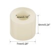 uxcell Round Spacers Washers for M4 Screws ABS OD 7mm,