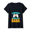 Womens Leveled Up Baba Baby Announcement Dad Greek Turkish Gifts