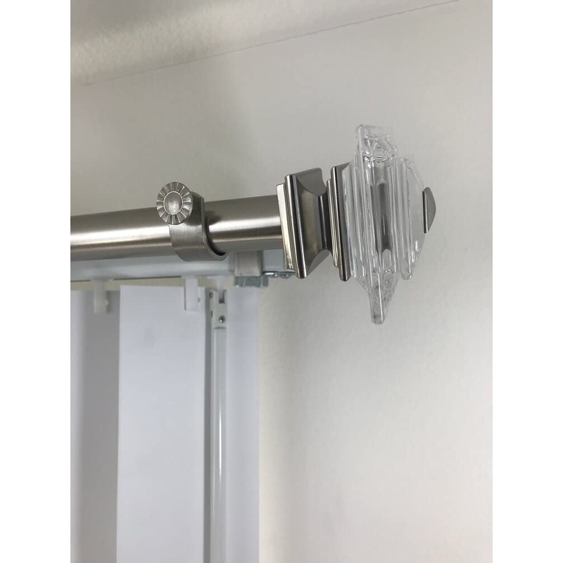 NoNo Bracket - Curtain Rod Bracket Attachment (Brass Set of
