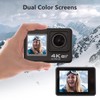 ciciglow Action Camera 4K 30Fps WiFi Sports Camera 30M/98ft Underwater