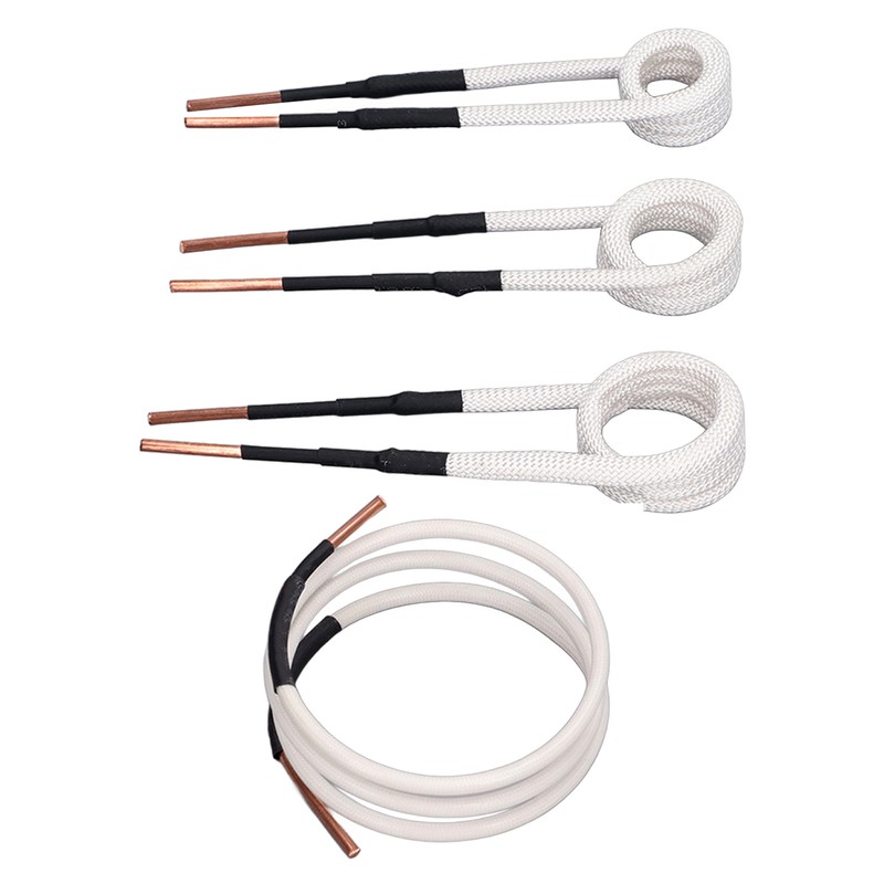 4PCS Induction Heater Coils 3.0mm Brass Core Electric Heat Induction