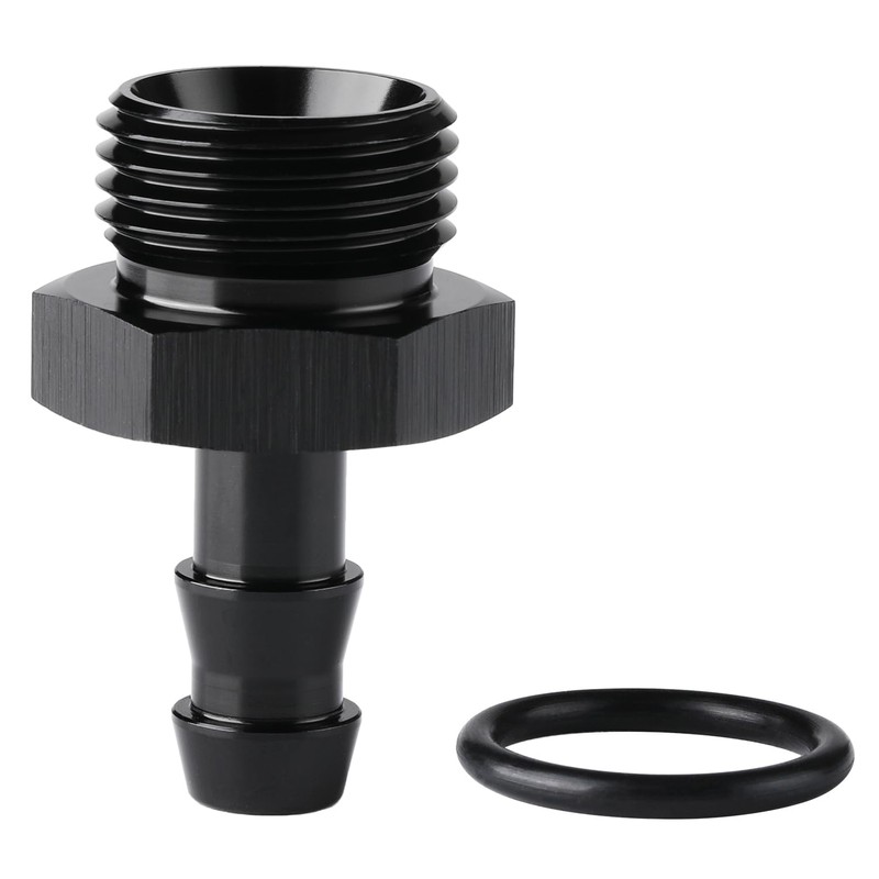 Podavelle 8AN -8 ORB to 5/16 Hose Barb Straight Fitting