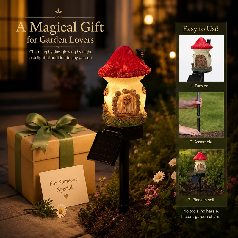 Solar Owl Garden Light for Outdoor Decor – LED Animal