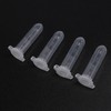 Micvtve 500Pcs 2Ml -Centrifuge Tube Test Tube Vial Clear Plastic