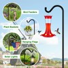 FEED GARDEN [Upgrade Version Adjustable Shepherds Hook Bird Feeder Pole