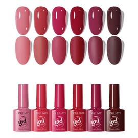 6 Pcs Gel Semipermanente Color Gel Esmalte De Uñas Esmaltes