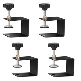 Armastuse 4 Pcs Drawer Front Installation Clamps,Adjustable Stable Furniture Woodworking Jig Cabinet Installation Tools Front Drawer Woodworking Clamps Drawer Jig For Tables Desk Mount(Black)