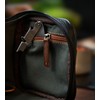 Angus Stoke premium leather knife bag-case, black XXL chef's roll