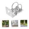 SHOWERORO 2pcs Outdoor Antenna Mounting Kit Weatherproof Aluminum Alloy Bracket