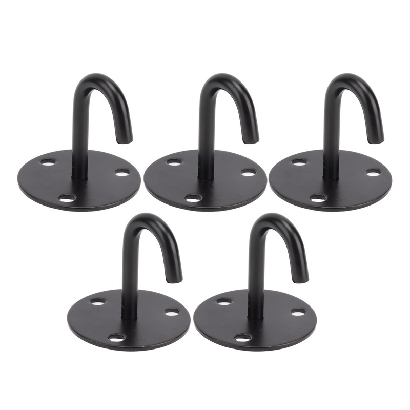 5Pcs Heavy Duty Fixed Pad Eye Plate Thickened Black 304