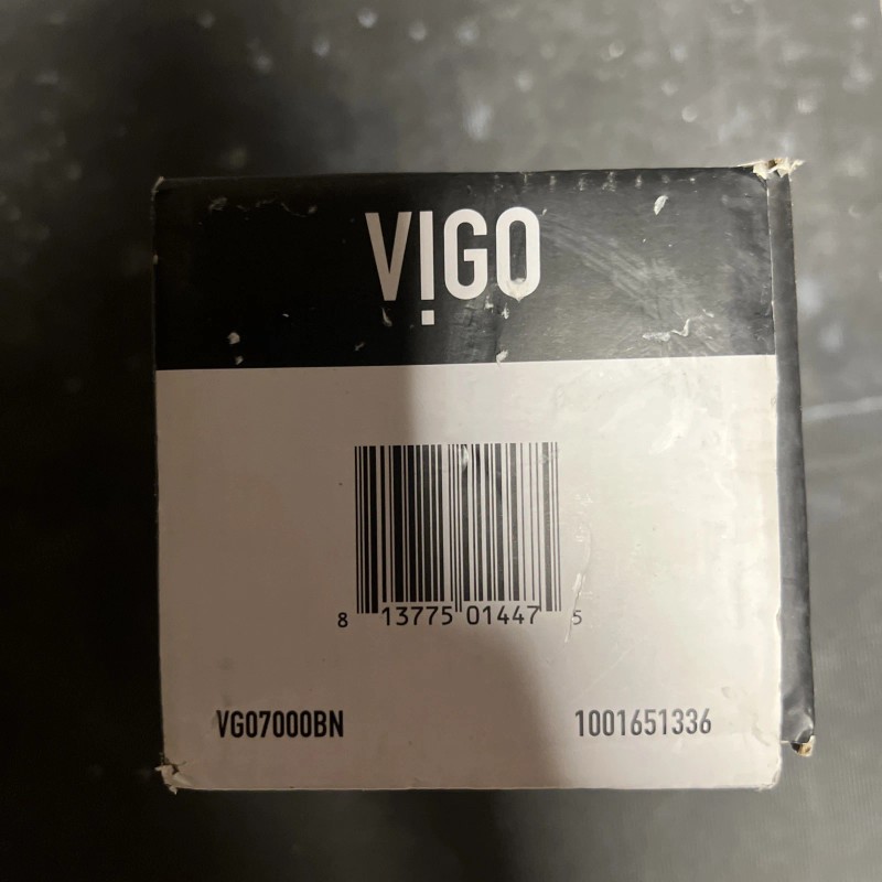 VIGO Vessel Bathroom Sink Pop-Up Drain and Mounting Ring in
