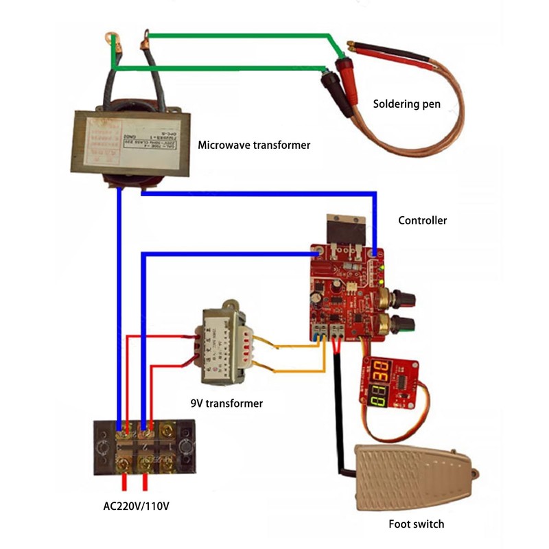 100A Spot Welder Board, Spot Welding Control, Time Current Control,