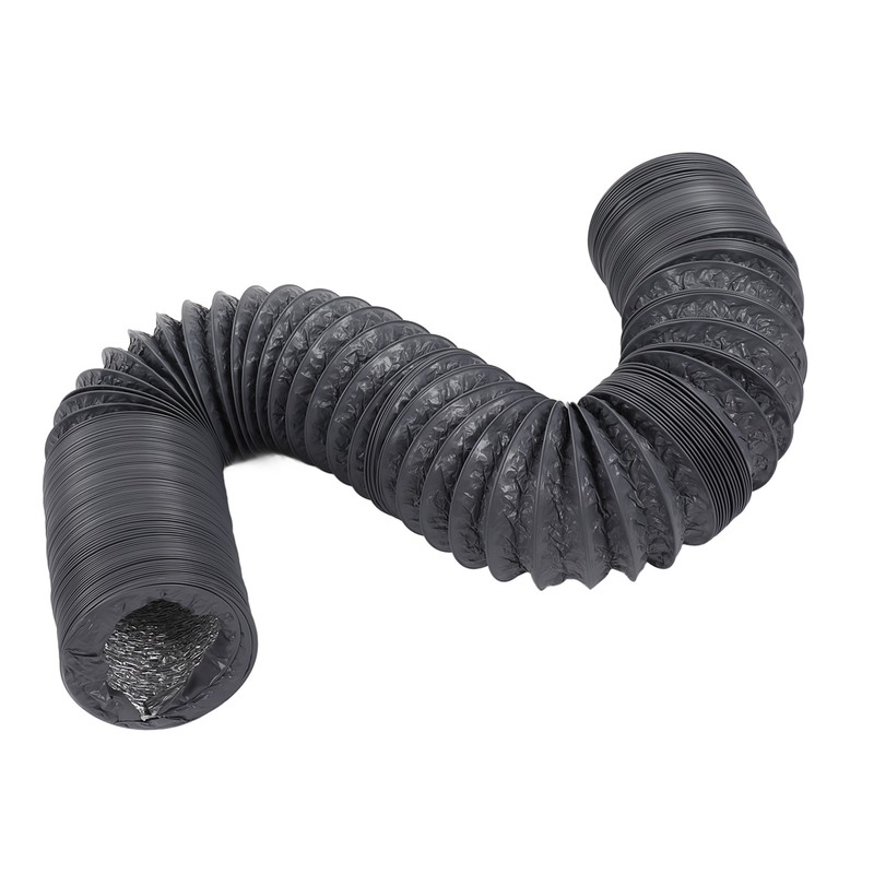 Flexible Aluminum Ducting Duct 1m Length with Clamp for Ventilation