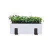 4-Pack Adjustable Planter Box Bracket,Flower Window Box Bracket,Planter Shelving with