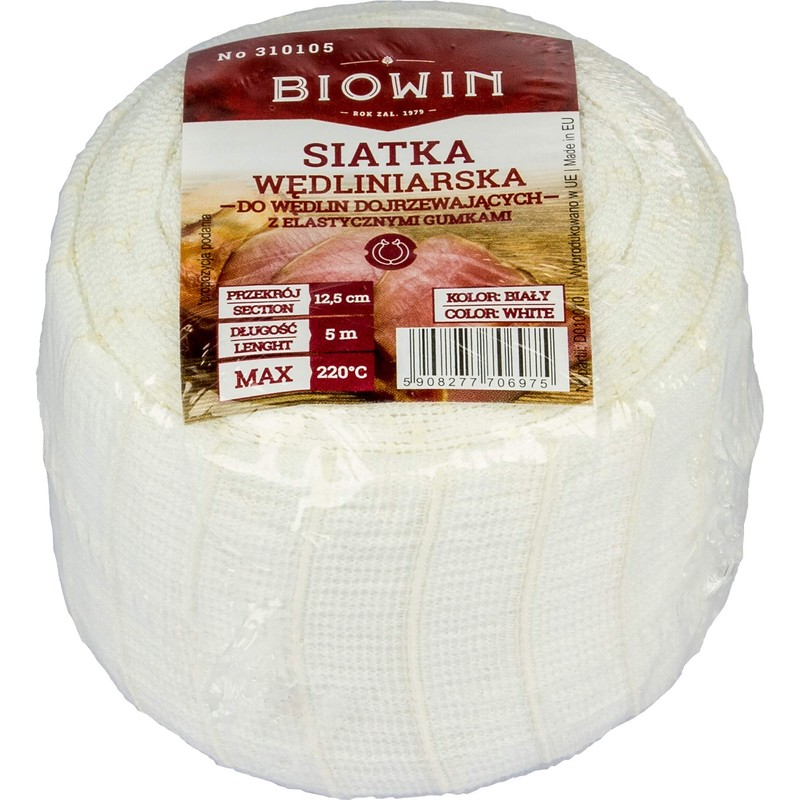 Browin 310105 White Smoking Net 5 m for Roasting, Smoking,