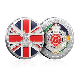 The Koin Club British Army Duke of Lancaster's Regiment Memorabilia Silver Challenge Spoof Coin