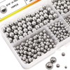 mxuteuk 620 Pcs Bicycle Bearing Balls 6 Sizes 1/4" 7/32"