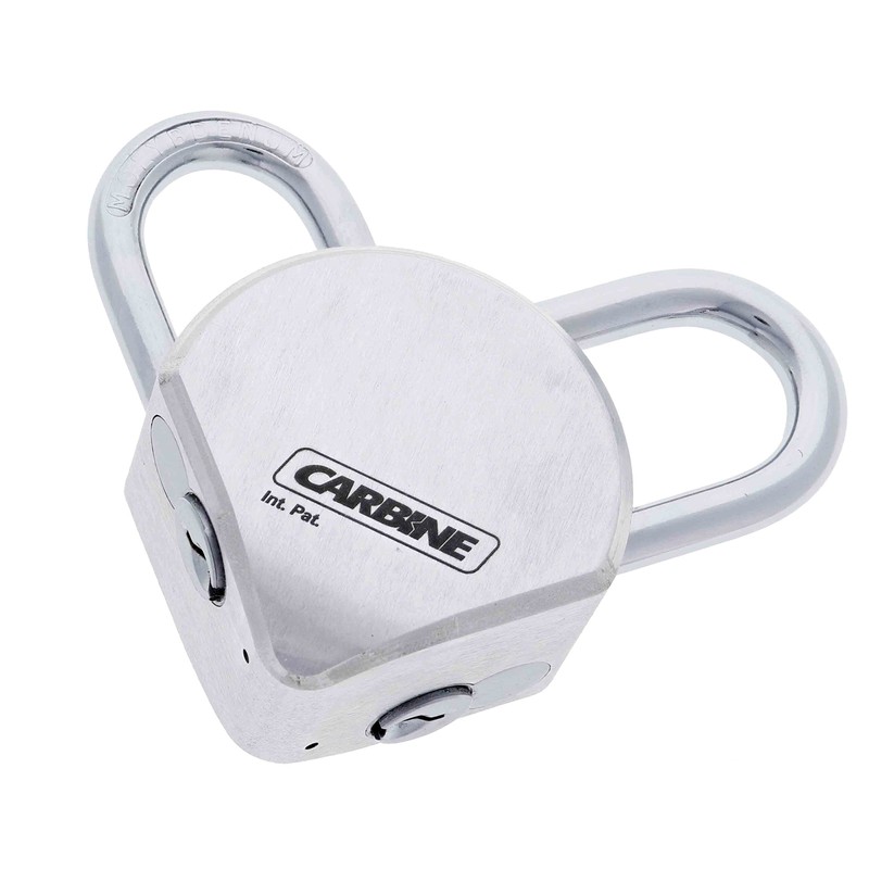Aluminum Dual Shackle Padlock- Carbine