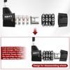 Lawnize Cable Locks with Letters, Text, Words Combination,Steel Cable Rope