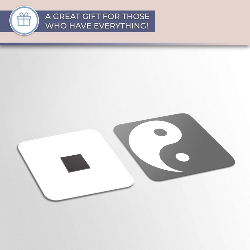 Fridge Magnet bw - Yin Yang Yoga Meditation #40157