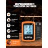 CIRYCASE Digital Meat Thermometer, Quick and Precise Read Oven Thermometer