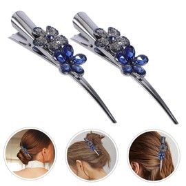 OATIPHO 8 pcs Alloy Rhinestone Hair Clips for Women Elegant Barrettes Hold Hair Accessories for Weddings Parties and Daily Use
