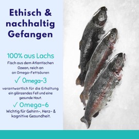 The Atlantic Salmon Oil for Cats and Dogs with Antioxidants Omega 3-6-9 for a Strong Imune System and Shiny Coat Softer Cat Sky 100 ml