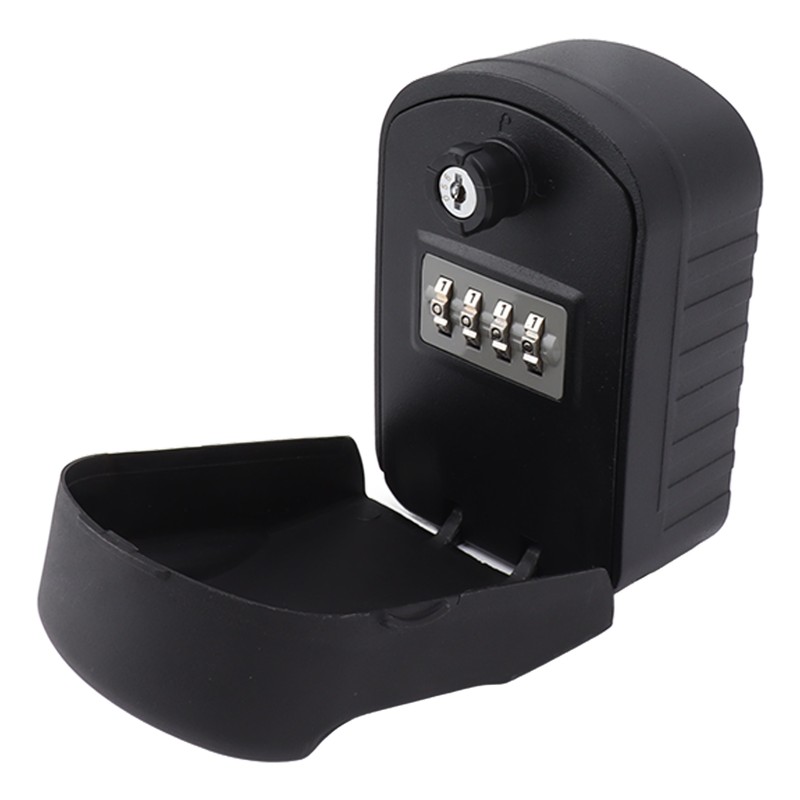 Security Case Lock Box Wall Mounted Waterproof Lockbox Aluminum Alloy