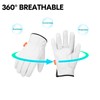 Vgo... 1 Pair Unlined Safety Goatskin Leather Work Gloves Men,Rigger