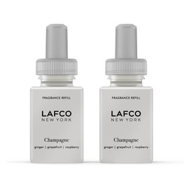 LAFCO New York Pura Smart Device Refill, Champagne - Pack of 2 - Vial Delivers Up to 2 Weeks of Fragrance Life - Made in The USA