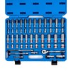 Neiko 02513A 3/8-Inch-Drive Ratchet and Socket Set, 53-Piece, Standard and