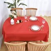 Wolkemer Oval Tablecloth 52 x 70 Inch Washable Fabric Table