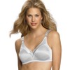 Bali Women's Double Support Wire-Free Bra, White, 38D