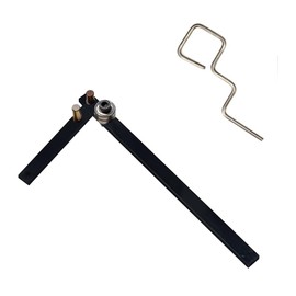 Manual Rebar Bender Small Pipe Bender Hand Rebar Bender Desktop Workbench Bending Tool for Bending of 1/4" Pipe