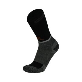 Fieldsheer Merino Heated Socks with Battery Pack for Men and Women - Dark Grey, Small