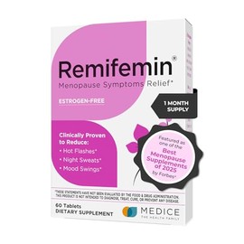 Remifemin- Alivio de los síntomas de la menopausia Ingredientes clínicamente probados Suplementos para la menopausia Cimicifuga negra E