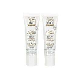 LEA NATURE SO Bio Etic | Anti-Ageing Serum | Supple Argan | Firmness | Elasticity | Nutrition | Organic Argan Oil | Hyaluronic Acid | 99% Natural Origin | Made in France | 2 x 30 ml