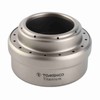 Portable Mini Alcohol Stove with Lid Cross Stove Stand Rack