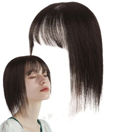 Front Hair Piece | Clip In Hair Extension Fake Bangs For Thinning Hair - Hair Styling Accessories, Women Hair Bangs For Traveling Outgoing Business Trips