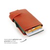 SecWal Zipped Coin Holder, Orange