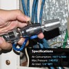 FIRSTINFO A18537US Mini Aluminum Windstorm Air Duster – High Flow