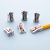 BAZIC Single Hole Metal Pencil Sharpener (6/Pack)