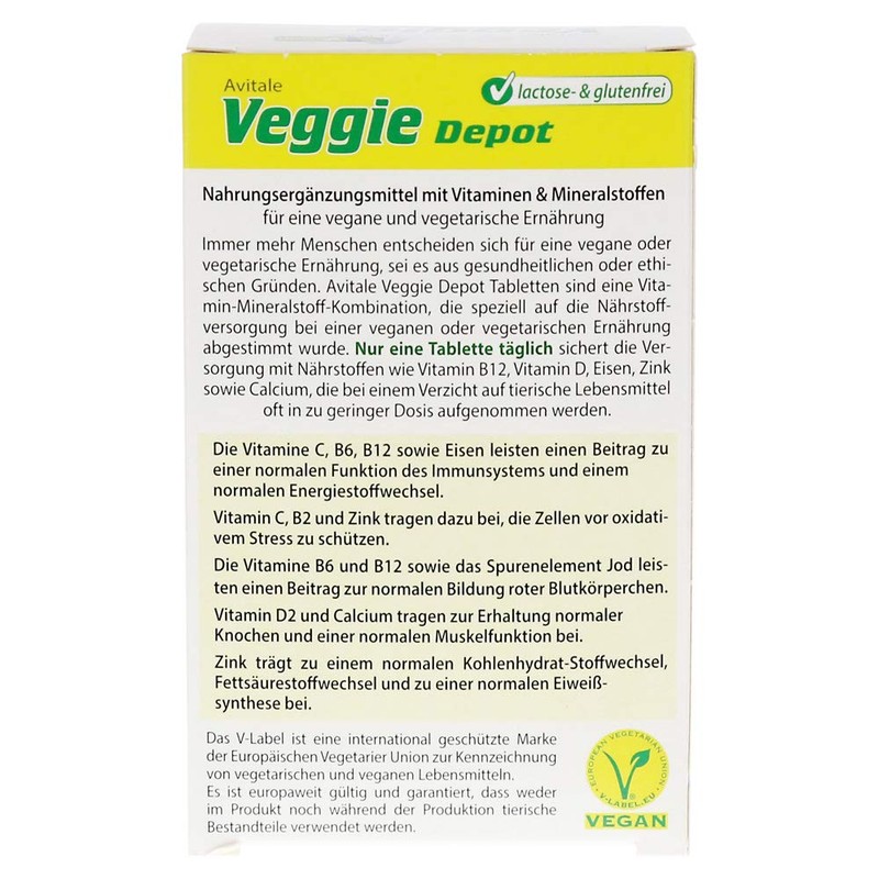 Avitale Veggie Depot Vitamins Plus Minerals, Pack of 1