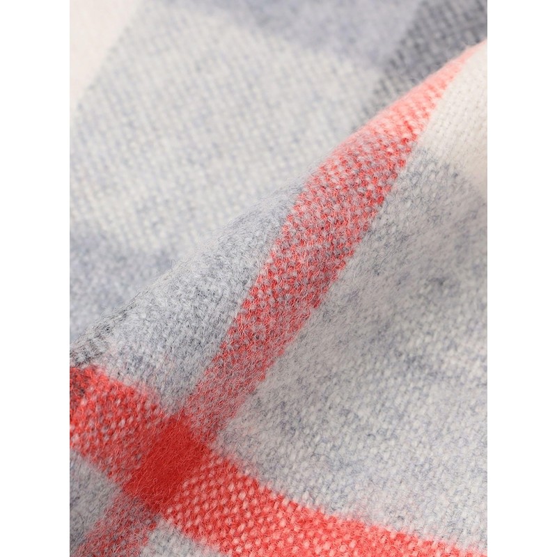 SHIPS ANY 718380066 SURPLUS YARN W/C CHK MUFF, Off White2