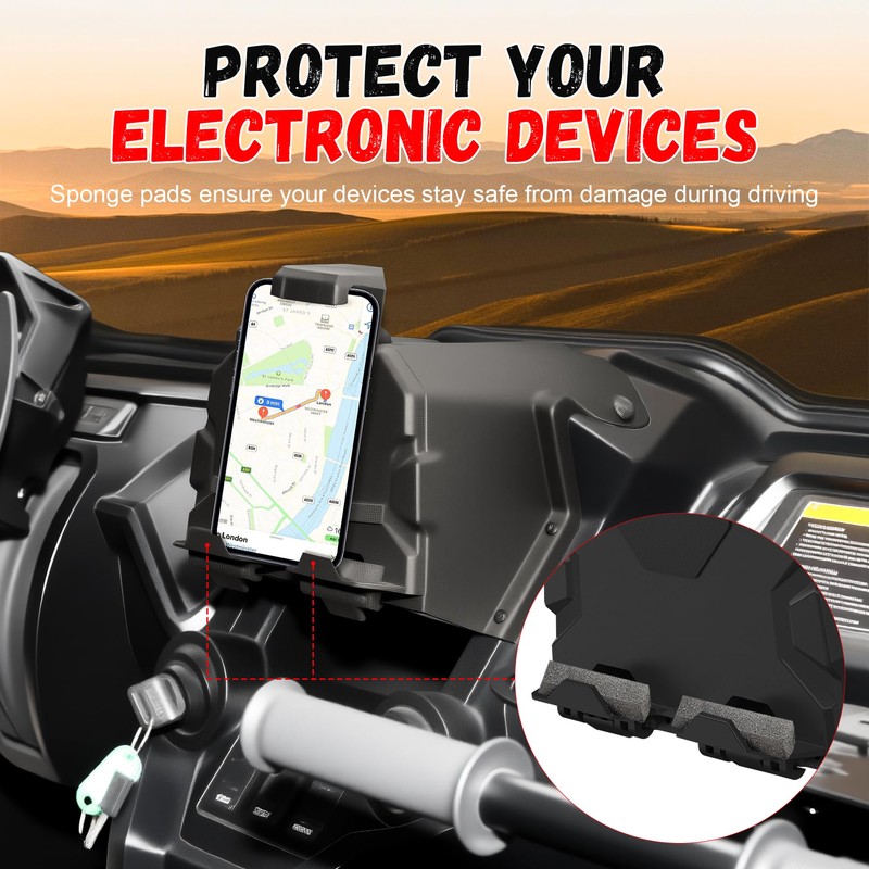 Tablet Phone GPS Holder for Honda Talon 1000R 1000X 1000X-4